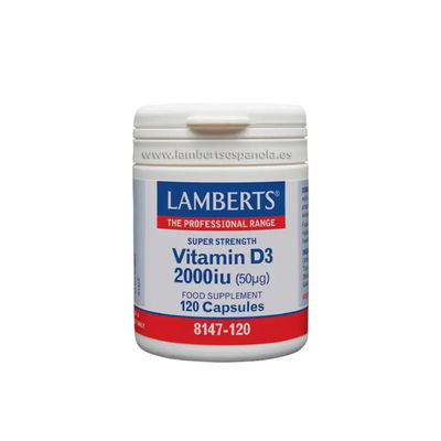 LAMBERTS VITAMINA D3 2000 UI 120 CAPS