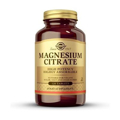 SOLGAR CITRATO DE MAGNESIO 60 COMP