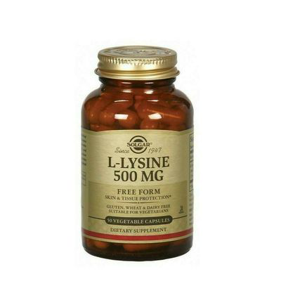 SOLGAR L-LISINA 500 MG 50 CAPS