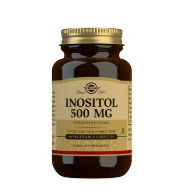 SOLGAR INOSITOL 500 MG 50 CAPSULAS