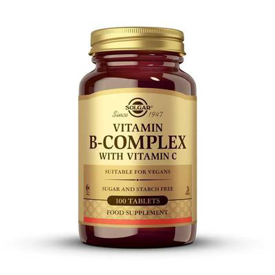 SOLGAR B-COMPLEX VIT C 100 COMP 15%