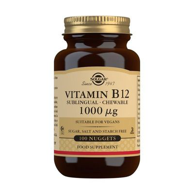 SOLGAR VITAMINA B12 1000 MICROGRAMOS 100 COMPRIMIDOS
