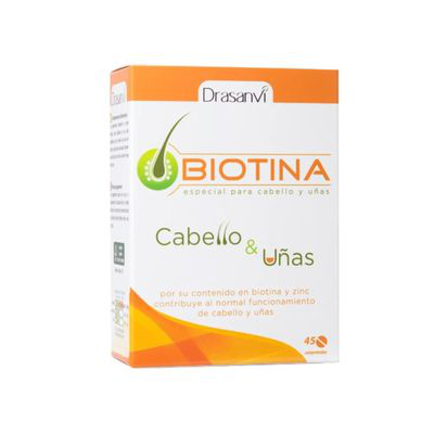 DRASANVI BIOTINA 400 MG 45 COMP CABELLO UÑAS
