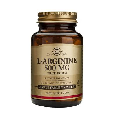 SOLGAR L-ARGININA 500 MG 50 CAPSULAS