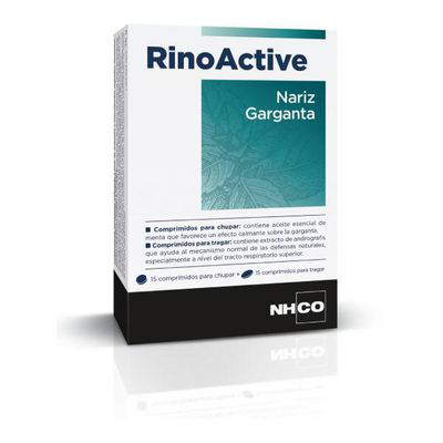 AMINO RINOACTIVE 15 COMPRIMIDOS PARA CHUPAR + 15 COMPRIMIDOS PARA TRAGAR