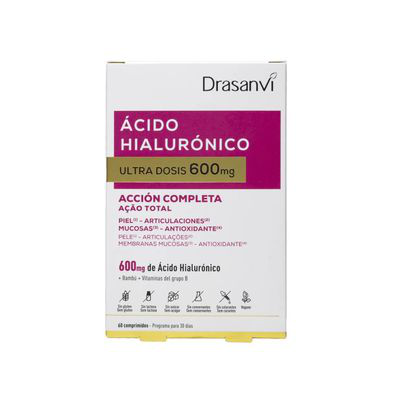 DRASANVI ACDIO HIALURONICO 600 MG 60 COMP