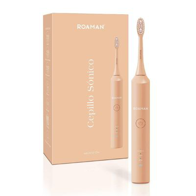 ROAMAN CEPILLO DENTAL SONICO T3S 1 UNIDAD COLOR MELOCOTON + 2 RECAMBIOS