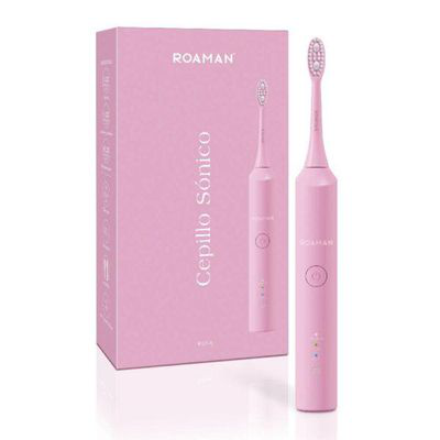 ROAMAN CEPILLO DENTAL SONICO T3S 1 UNIDAD COLOR ROSA + 2 RECAMBIOS
