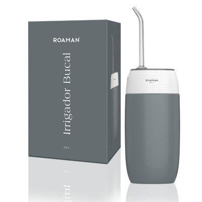 ROAMAN IRRIGADOR BUCAL ELECTRICO MINI 1 UNIDAD COLOR GRIS