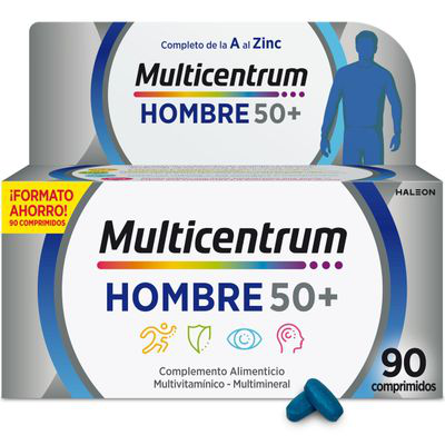 MULTICENTRUM HOMBRE 50+ 90 COMPRIMIDOS