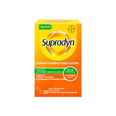 SUPRADYN ENERGY DOBLE ACCION 20 SOBRES EFERVESCENTES