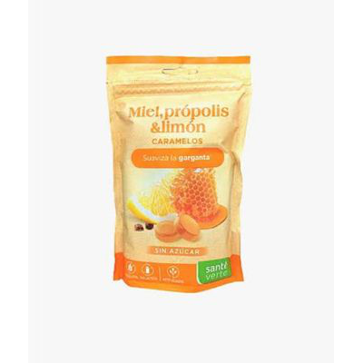 SV CARAMELOS MIEL, PROPOLIS Y LIMON 60G BOLSA