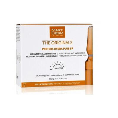MARTIDERM PROTEOS HYDRA PLUS SP PIEL NORMAL/MIXTA 10 ampollas