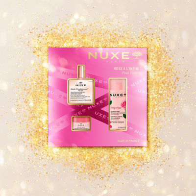 NUXE COFRE ROSE A L INFINITI HUILE PRODIGIEUSE FLORELE   VERY ROSE AGUA MICELAR