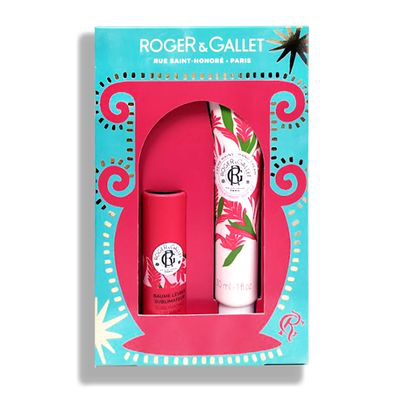 PACK ROGER GALLET GINGEMBRE ROUGE CREMA DE MANOS LABIAL