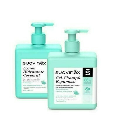 SUAVINEX COSM PACK LOCION ESPUMOSO 500ML