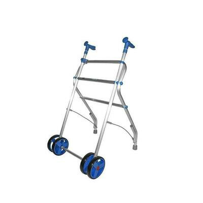 ANDADOR ALUMINIO CON RUEDAS REF 02213