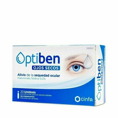 OPTIBEN COLIRIO 20 MONODOSIS