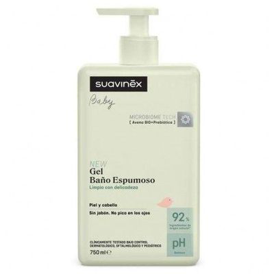 SUAVINEX GEL CHAMPU ESPUMOSO 750ML