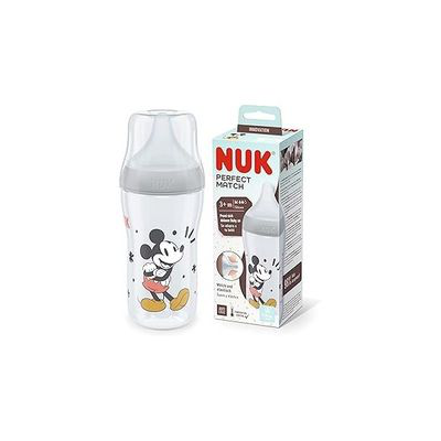 NUK BIBERON PP SILICONA PERFECT MATCH FLUJO M 260 ML