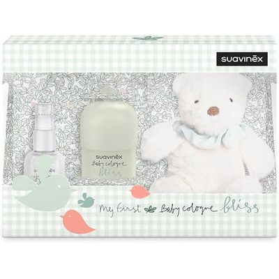SUAVINEX BABY COLOGNE BLISS SET 1 ENVASE 100 ML + 1 ENVASE 50 ML + OSITO
