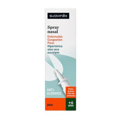 SUAVINEX SPRAY NASAL HIPERTONICO ANTIALERGICO ALOE VERA EUCA