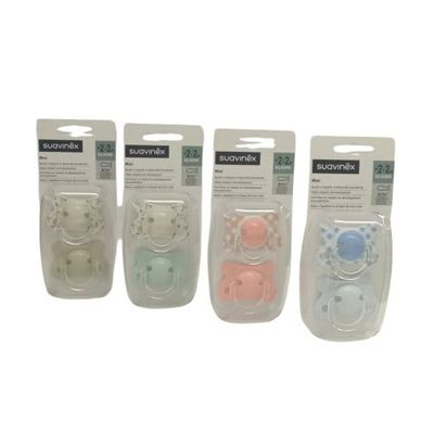 SUAVINEX CHUPETE MINI 0-2M SX PRO 2 U FISIOLOGICO