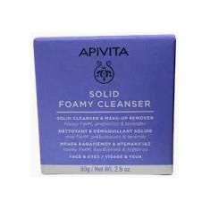 APIVITA LIMPIADOR Y DESMAQUILLANTE SOLIDO OJOS Y ROSTRO 80 G
