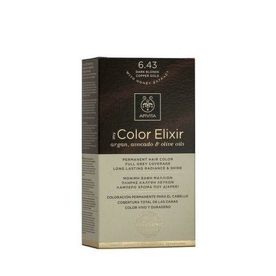 APIVITA COLOR ELIXIR N 6.43 RUBIO OSCURO COBRIZO DORADO