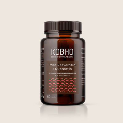 KOBHO TRANS RESVERATROL + QUERCETINA 60 CÁPSULAS