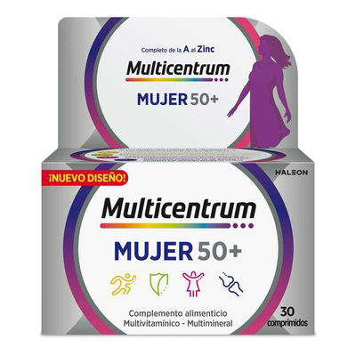MULTICENTRUM MUJER 50+ 30 COMPRIMIDOS