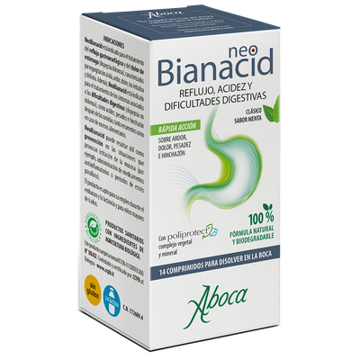 ABOCA NEOBIANACID ACIDEZ Y REFLUJO 14 COMPRIMIDOS